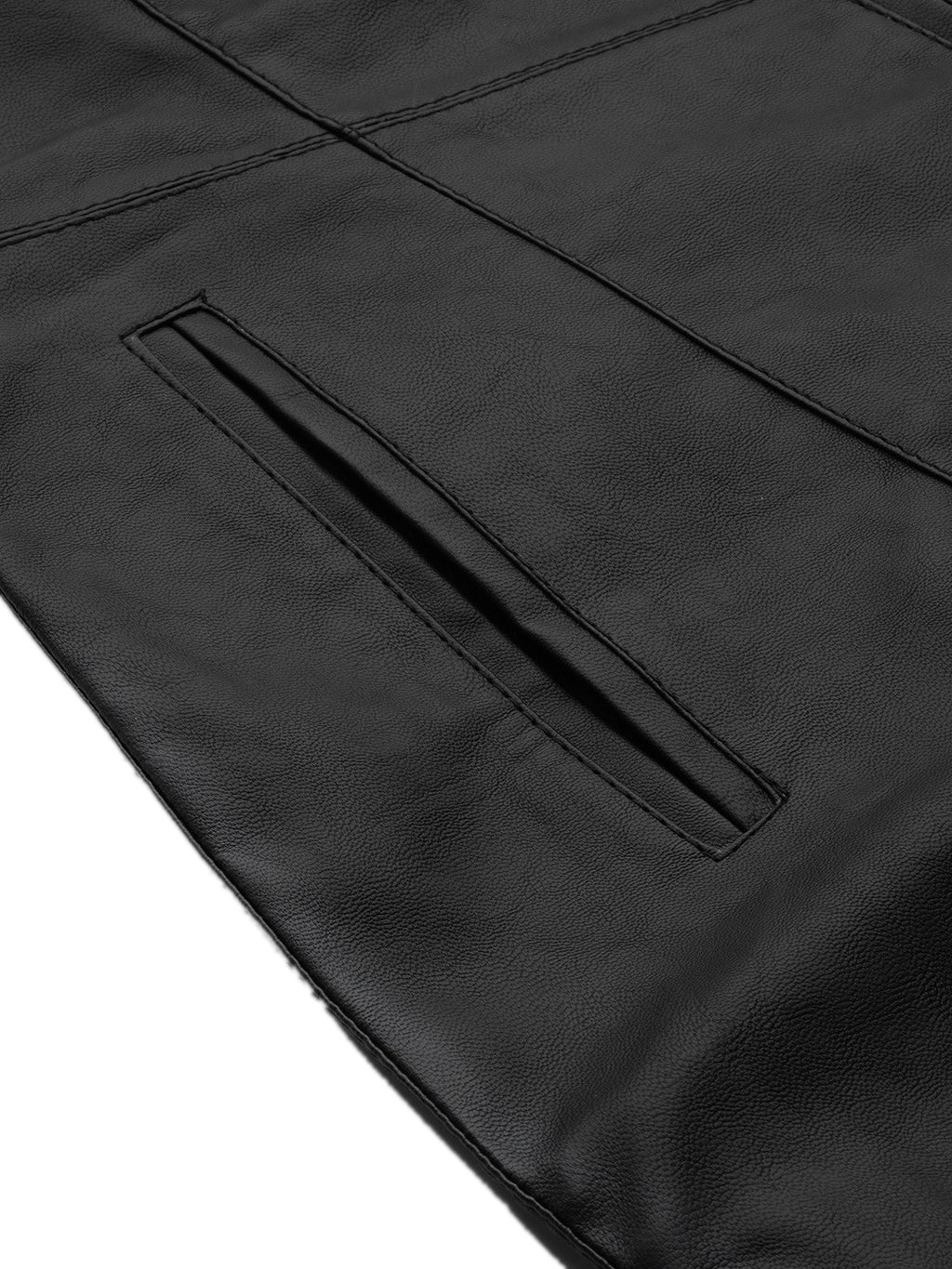 Leather Retail® Full Sleeve Solid Jacket for Women's ( LRLOBL )