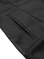 Leather Retail® Full Sleeve Solid Jacket for Women's ( LRLOBL )