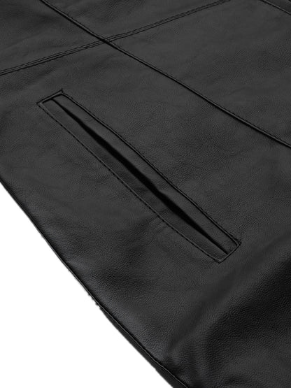 Leather Retail® Full Sleeve Solid Jacket for Women's ( LRLOBL )