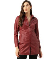 Leather Retail® Full Sleeve Solid Jacket for Women's( LRLOCH )