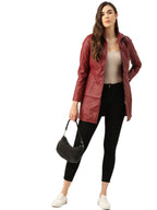 Leather Retail® Full Sleeve Solid Jacket for Women's( LRLOCH )