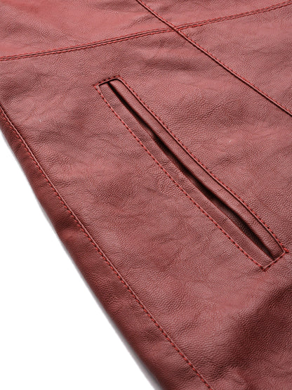 Leather Retail® Full Sleeve Solid Jacket for Women's(LRLOCH)