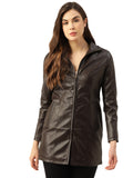 Leather Retail Women's Textured Regular Jacket( LRLOCO )