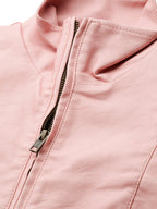 Leather Retail® Full Sleeve Solid Jacket for Women's( LRLOPN )
