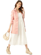 Leather Retail® Full Sleeve Solid Jacket for Women's( LRLOPN )