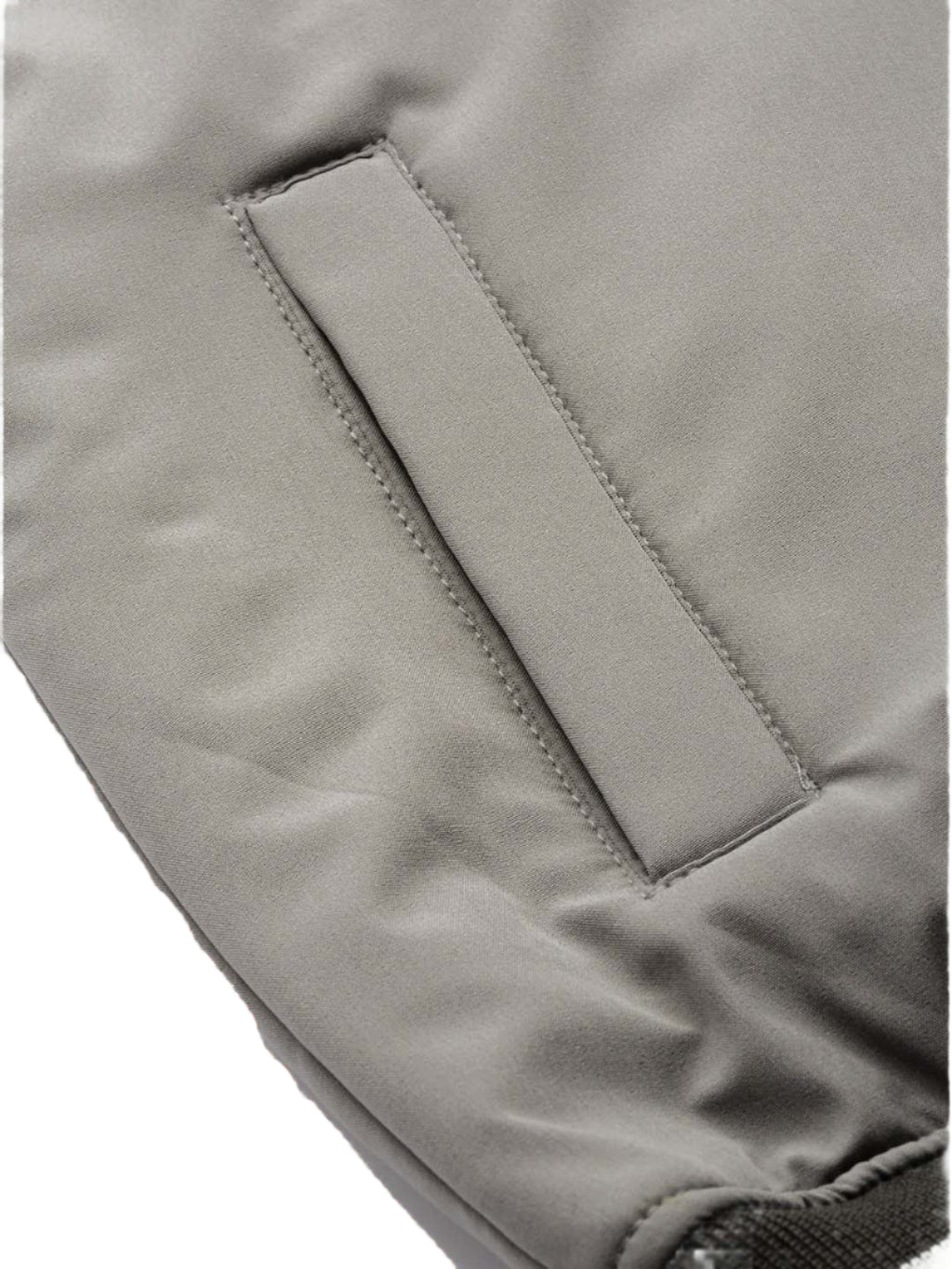 Leather Retail® Mens Solid Polyester Winter Jacket Grey Color( LRM35GE )
