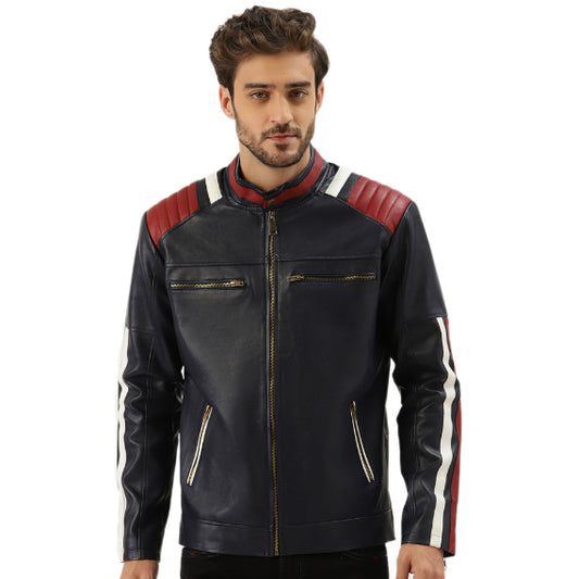 Leather Retail Men's Jacket(LRMPBU)