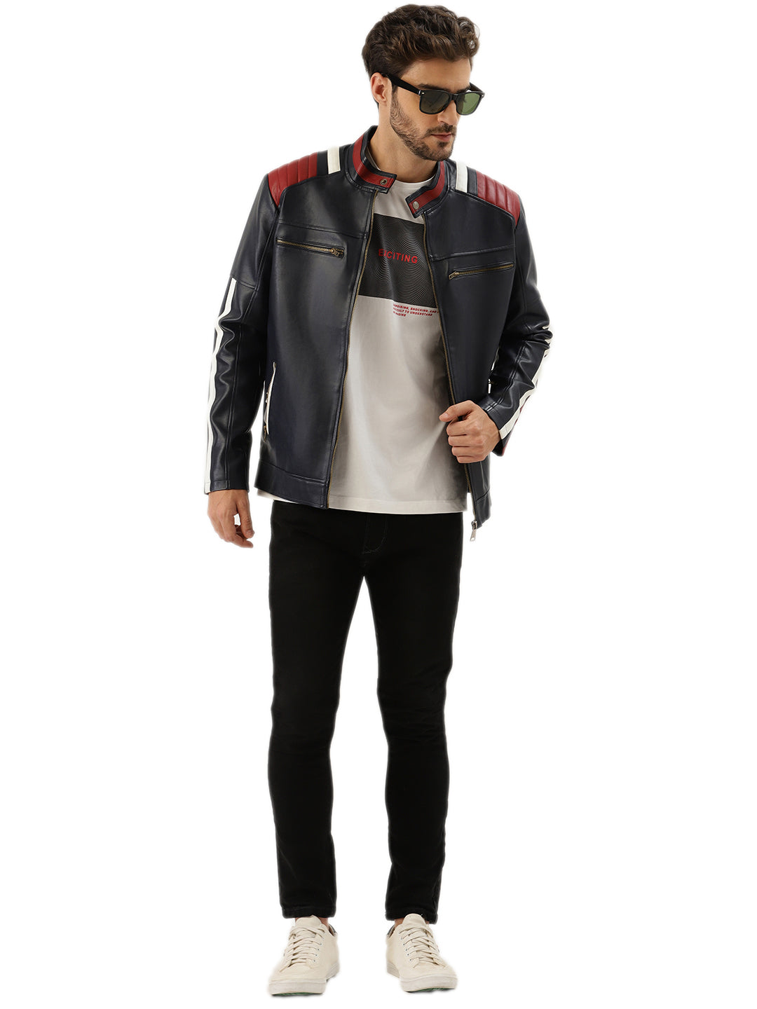 Leather Retail Men's Jacket(LRMPBU)