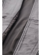 Leather Retail Genuine Leather Biker Jacket For Women's ( LRPLF14BL )