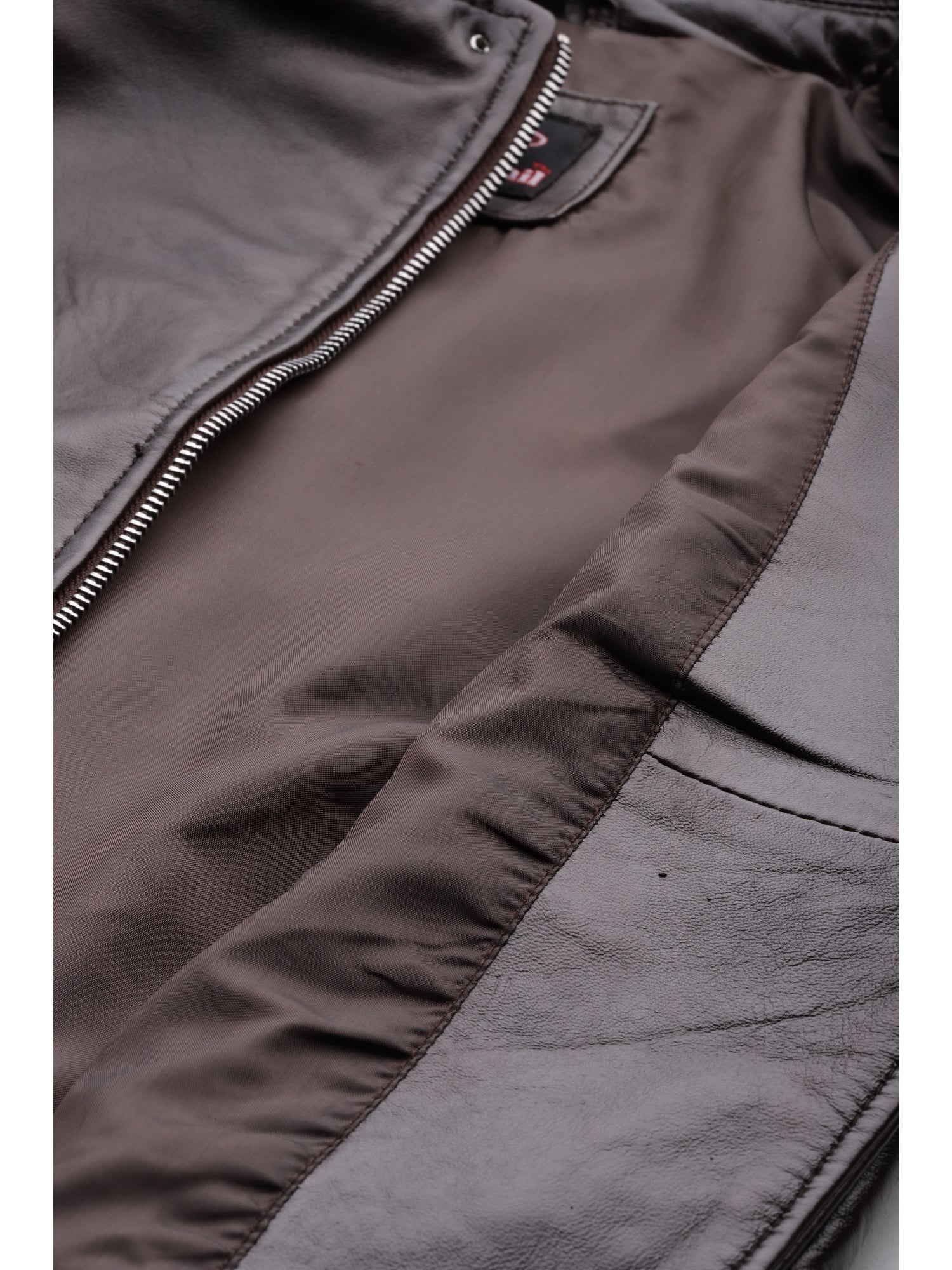 Leather Retail Genuine Leather Biker Jacket For Women's ( LRPLF14CO )
