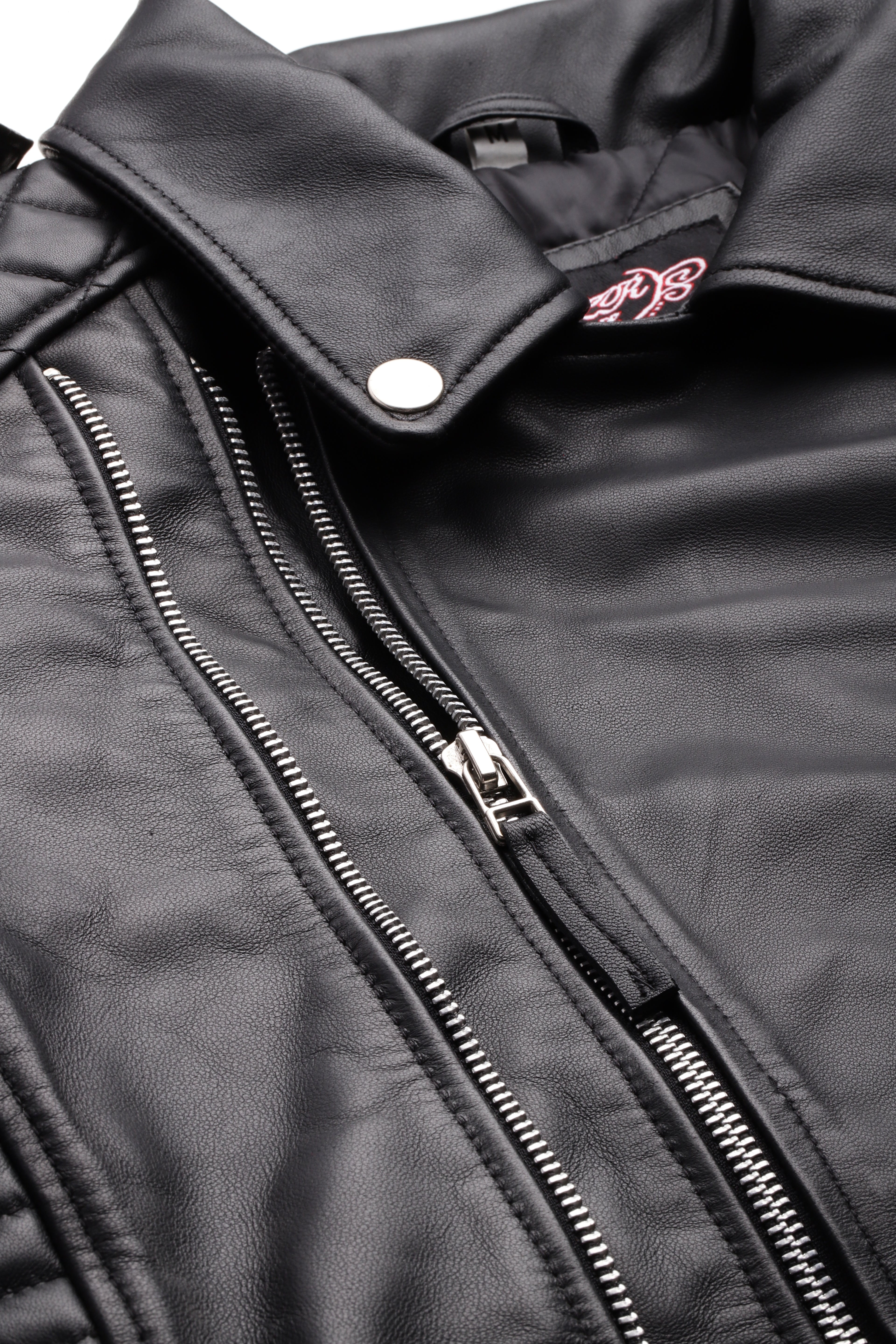 Leather Retail Genuine Leather Biker Jacket for Men's ( LRPLM40BL )