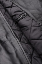 Leather Retail Genuine Leather Biker Jacket for Men's ( LRPLM40BL )