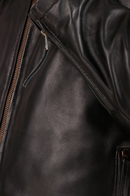 Leather Retail Pure Genuine Leather Biker Jacket ( LRPLM42BL )