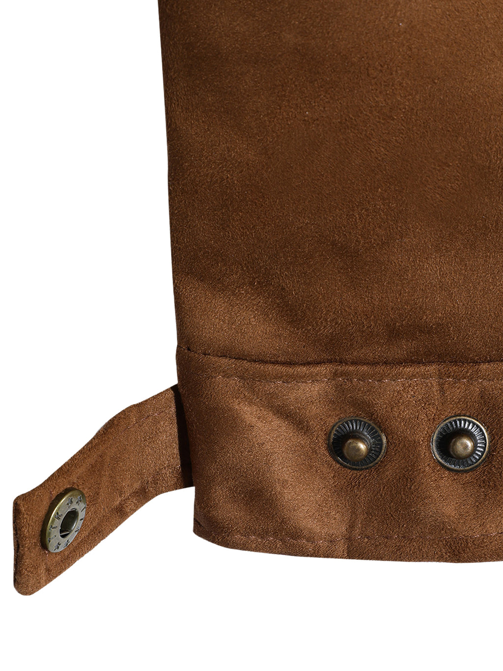 Leather Retail Boys' Brown Suede Faux Leather Stylish Jacket ( LRPRKSUDBRBR )