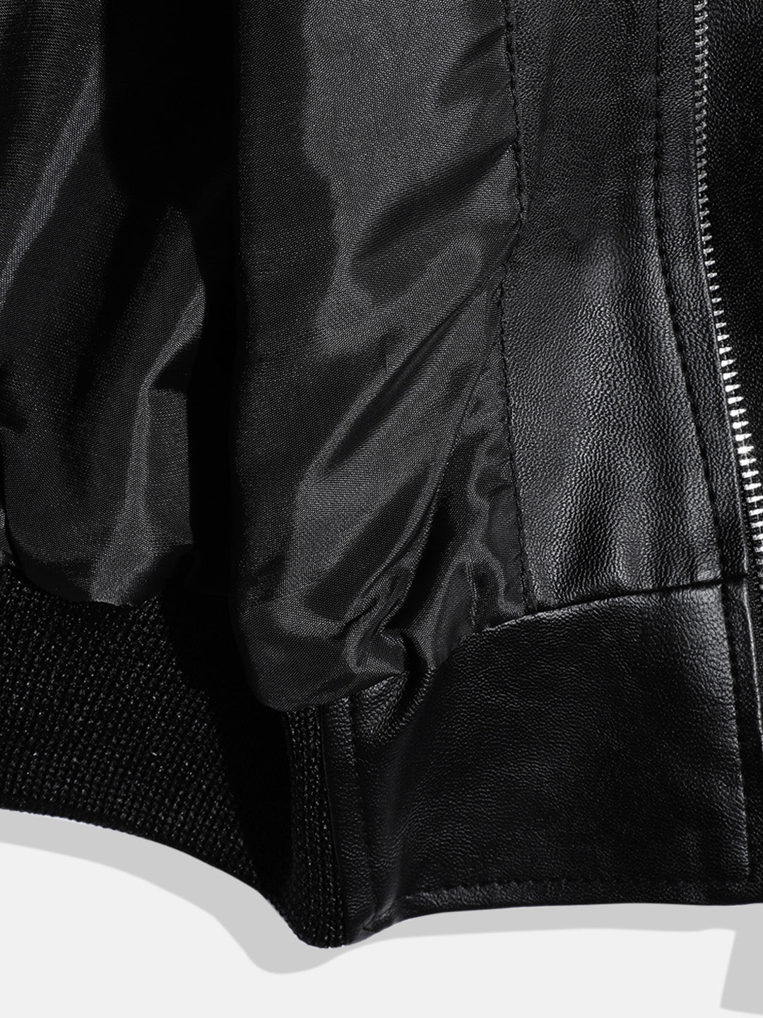 Leather Retail Kid's Faux Leather Regular Graphic Printed Jacket ( LRPRKDELBL )