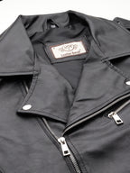 Leather Retail® Men's Solid Biker Jacket ( LRAIRMBL )