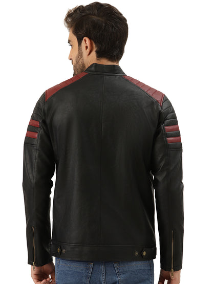 Leather Retail Men's Jacket ( LRRPBL )