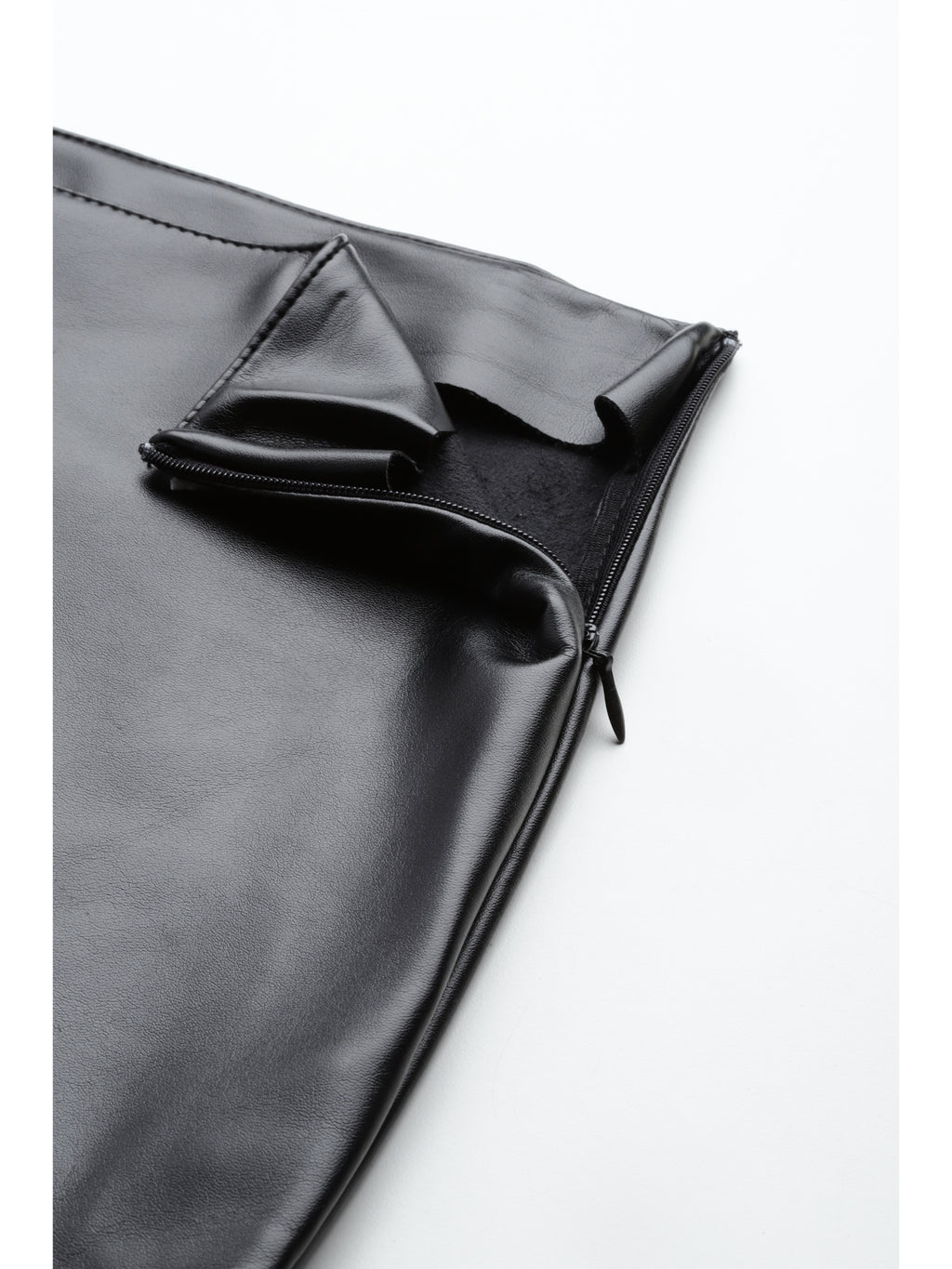 Leather Retail Women's Pu Leather Mini Pencil Skirt ( LRSKRT1BL )