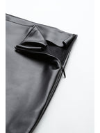 Leather Retail Women's Pu Leather Mini Pencil Skirt ( LRSKRT1BL )