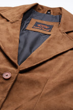 Leather Retail Women's Suede Faux Leather Jacket ( LRSUDCOBR )