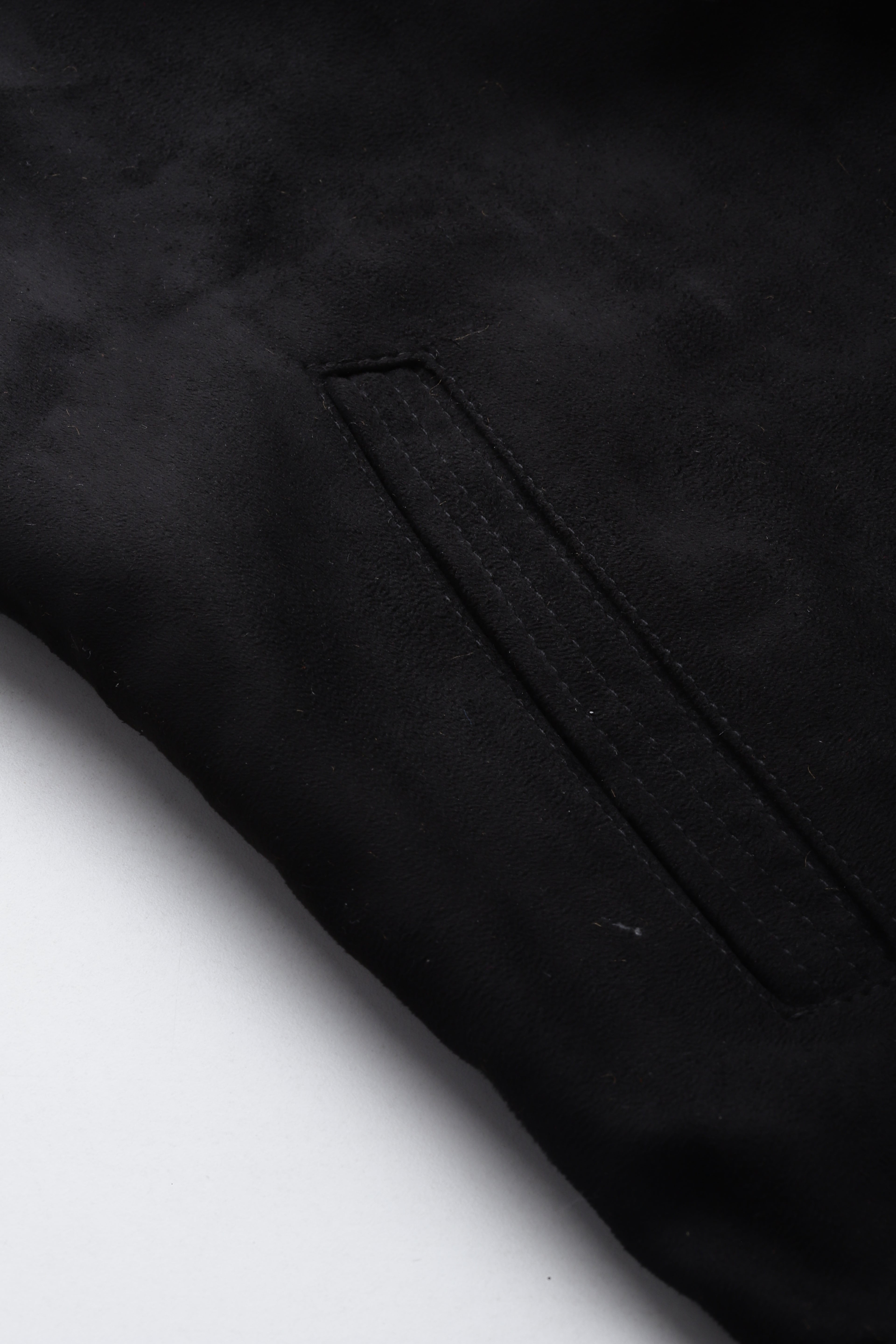 Leather Retail Men's Suede Faux Leather Jacket ( LRSUDDEBL )