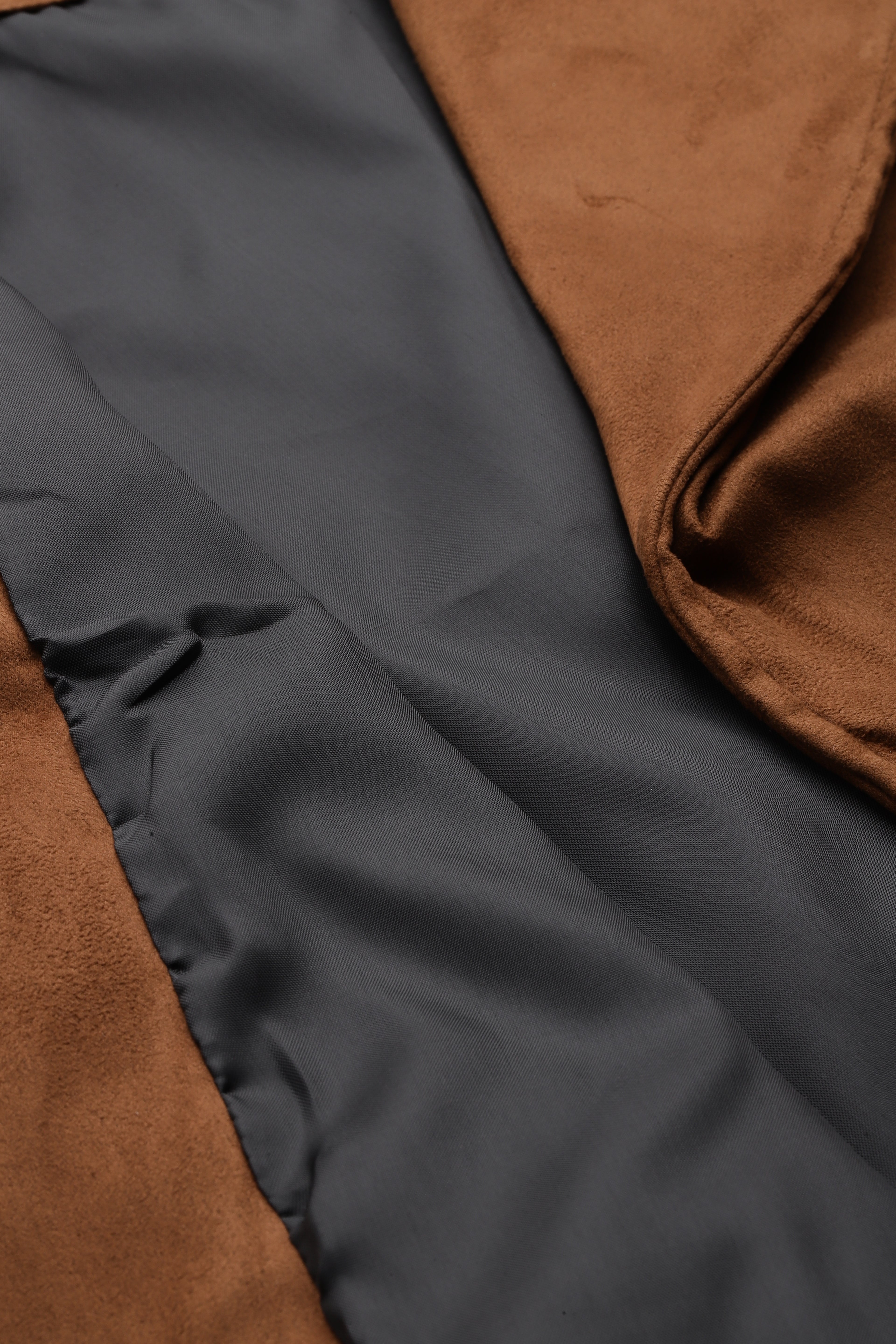 Leather Retail Women's Suede Faux Leather Jacket ( LRSUDFRBR )