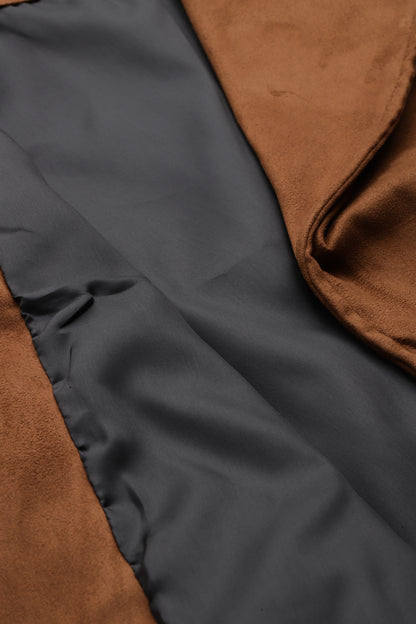 Leather Retail Women's Suede Faux Leather Jacket ( LRSUDFRBR)