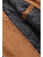 Leather Retail Mens Brown Suede Leather Biker Jacket ( LRSUDM11BR )
