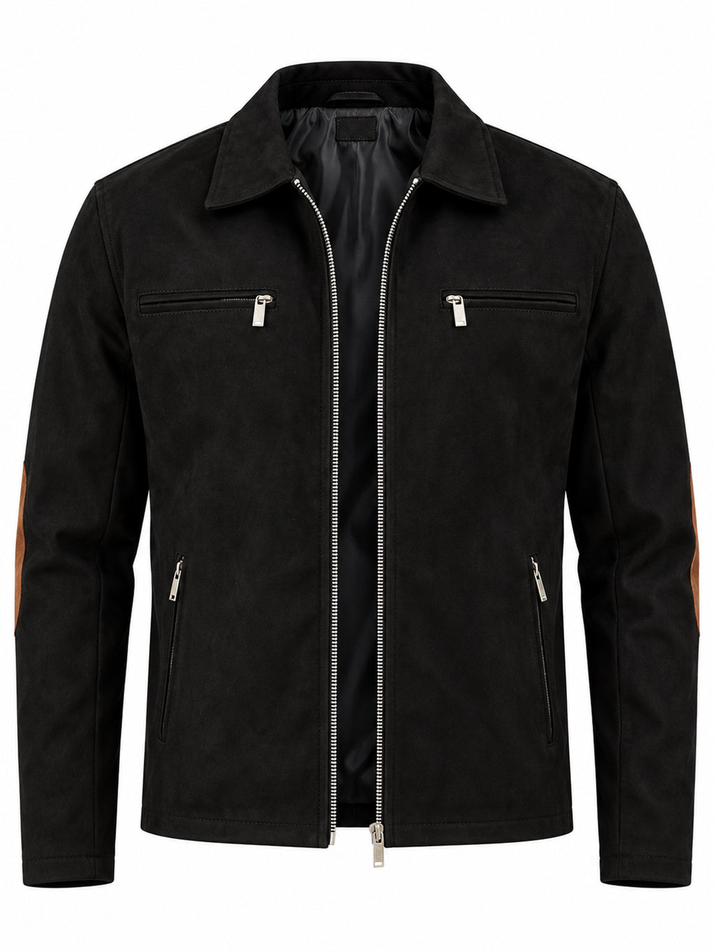 Leather Retail Men's Suede Faux Leather Jacket