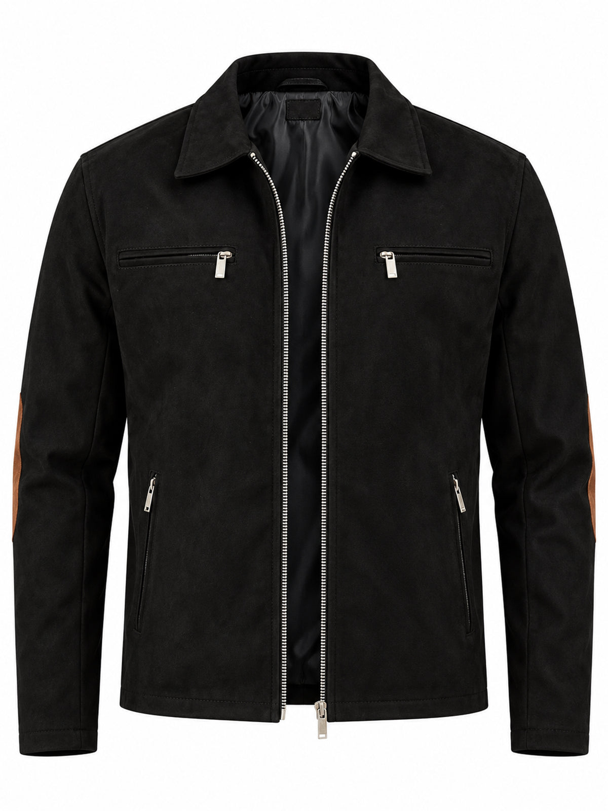 Leather Retail Men's Suede Faux Leather Jacket