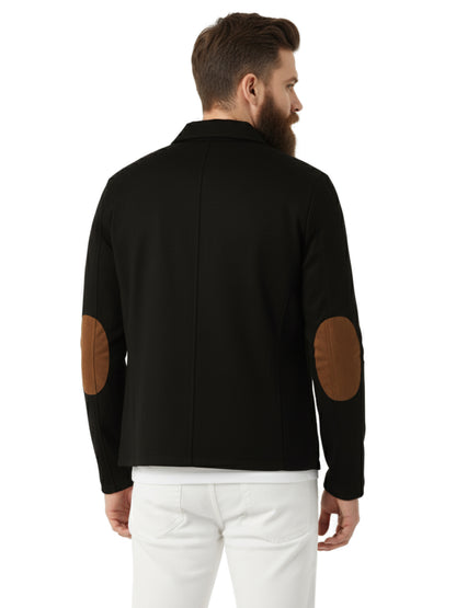 Leather Retail Men's Suede Faux Leather Jacket ( LRAISUDM33BL)