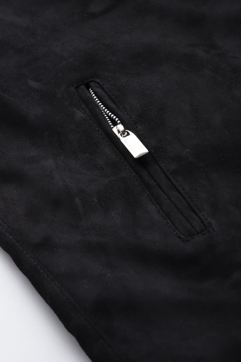 Leather Retail Men's Suede Faux Leather Jacket ( LRSUDM33BL)