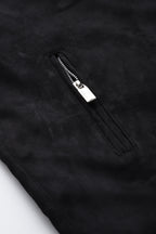 Leather Retail Men's Suede Faux Leather Jacket ( LRAISUDM33BL)