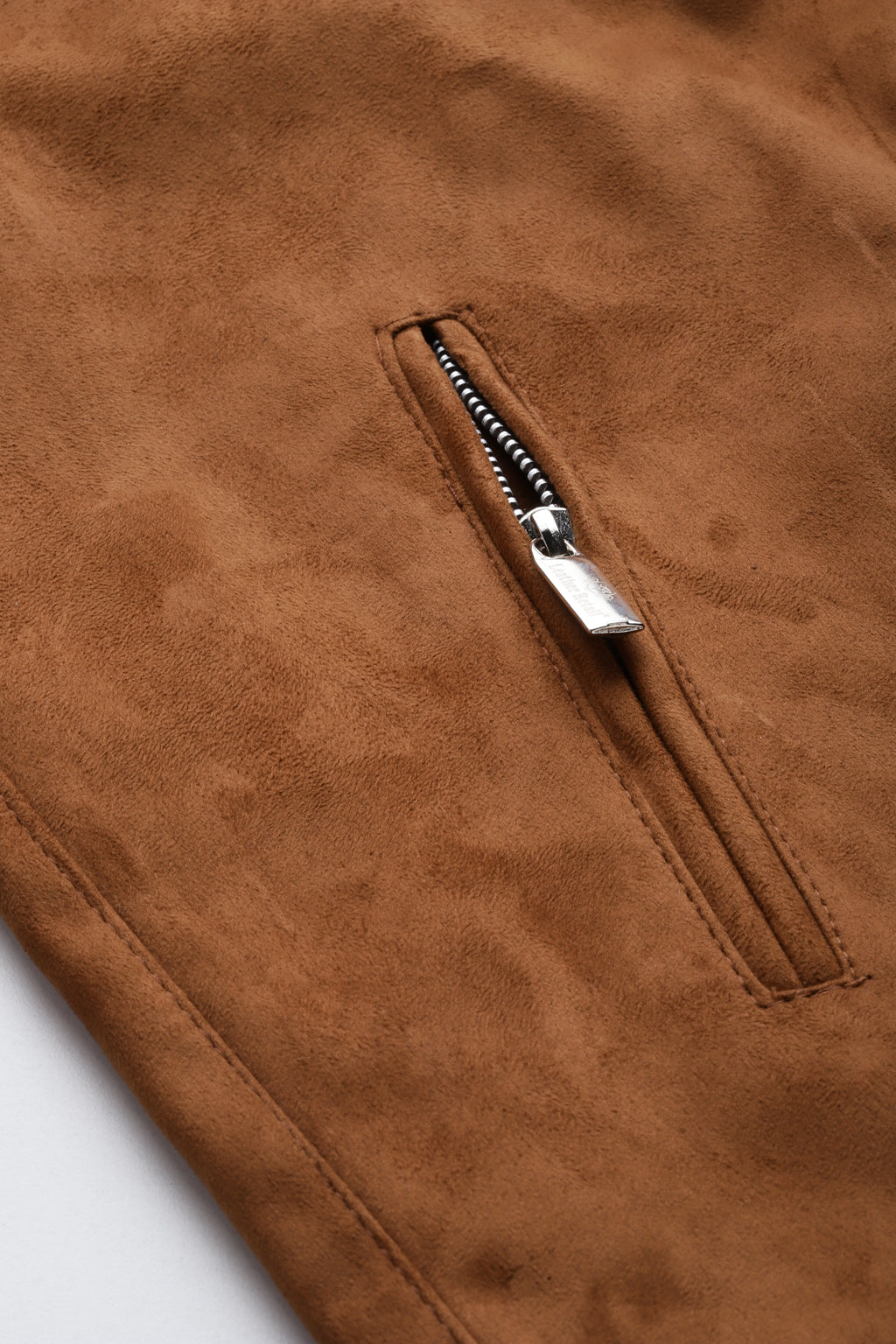 Leather Retail Suede Faux Leather Jacket For Men's ( LRSUDM33BR )