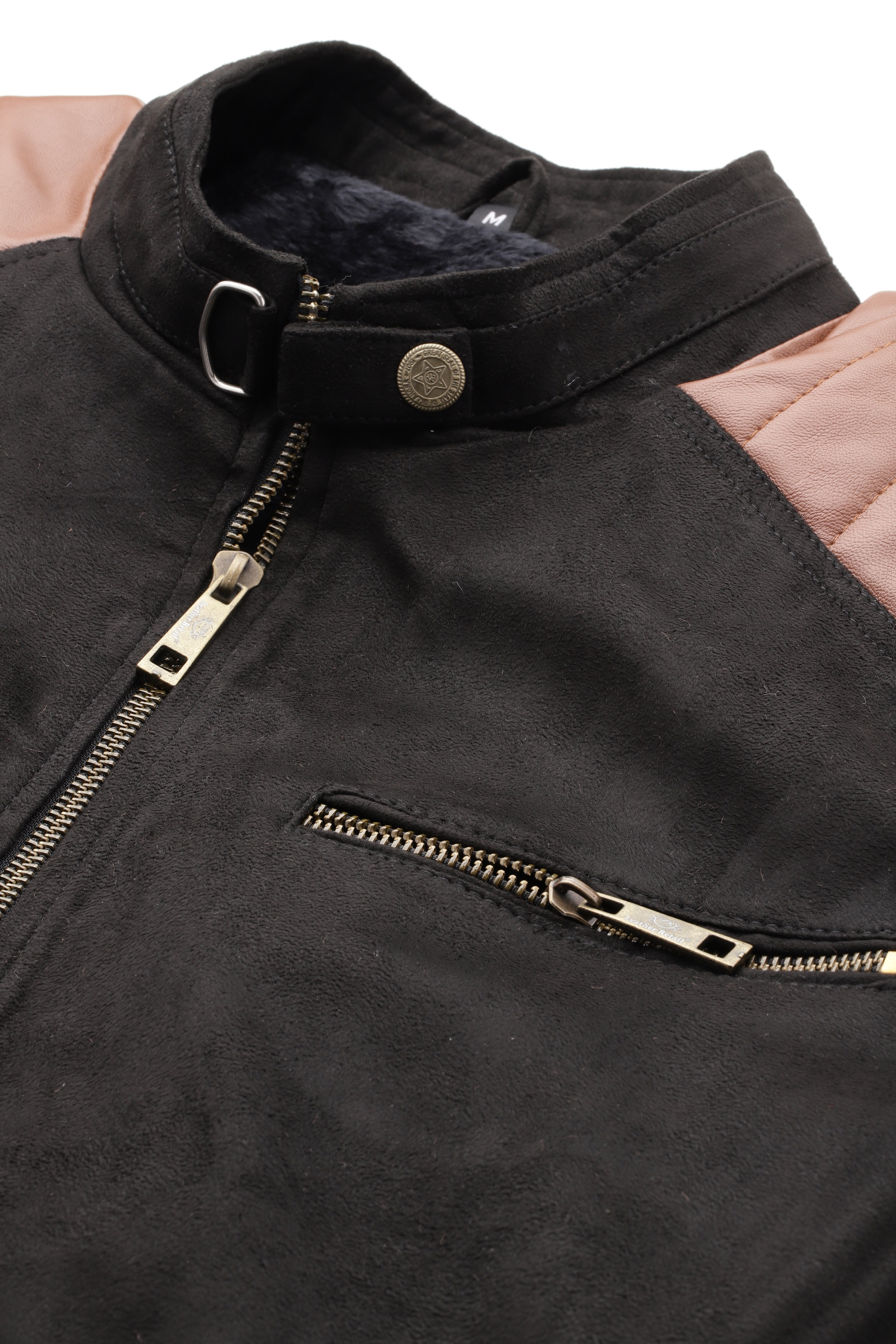 Leather Retail Men’s Casual Suede Leather Regular Jacket ( LRSUDM45BL )