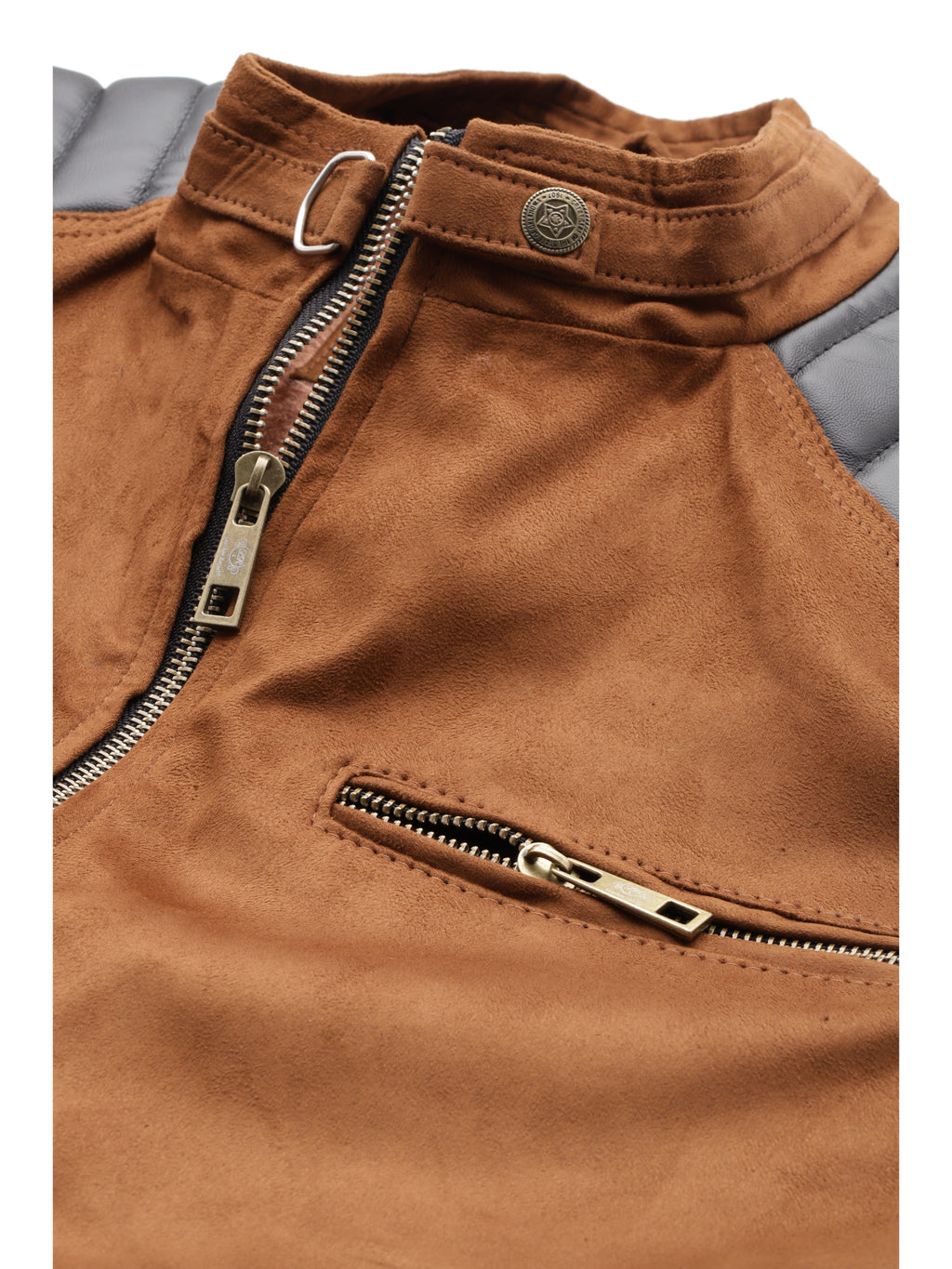 Leather Retail Men’s Casual Suede Leather Regular Jacket ( LRSUDM45BR )