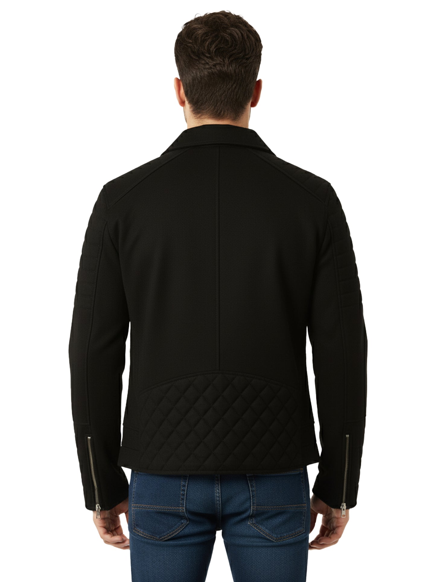 Leather Retail Men's Suede Faux Leather Jacket ( LRAISUDRMBL )