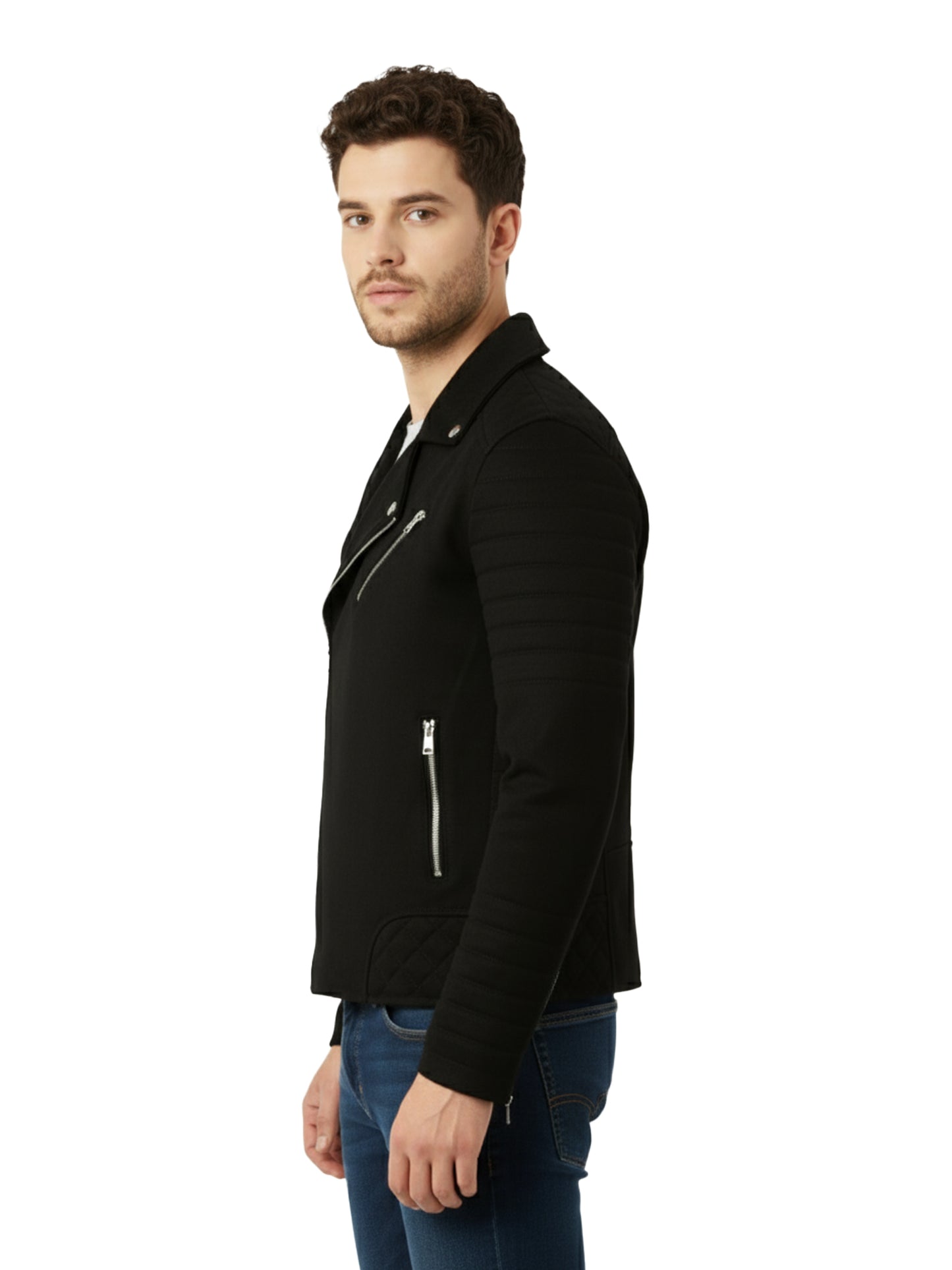Leather Retail Men's Suede Faux Leather Jacket ( LRAISUDRMBL )