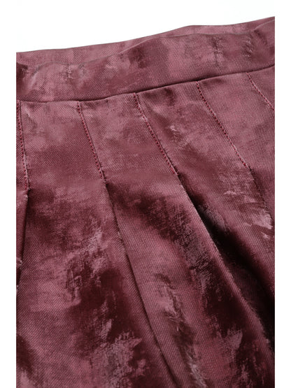Leather Retail Cheery suede pleated skirt for women's & Girl's ( LRSUDSKRT2CH )