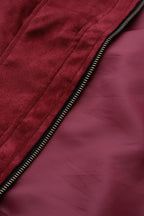 Leather Retail Women's Suede Faux Leather Jacket ( LRSUDWCH )