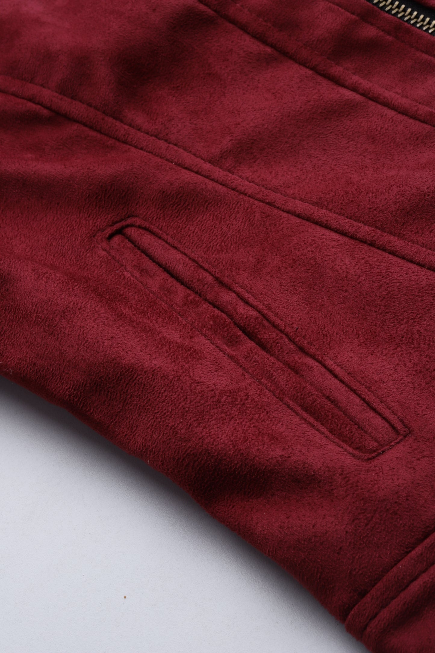 Leather Retail Women's Suede Faux Leather Jacket ( LRSUDWCH )