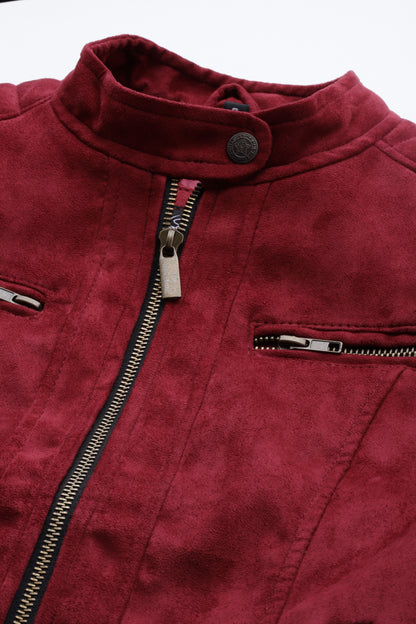 Leather Retail Women's Suede Faux Leather Jacket ( LRSUDWCH )
