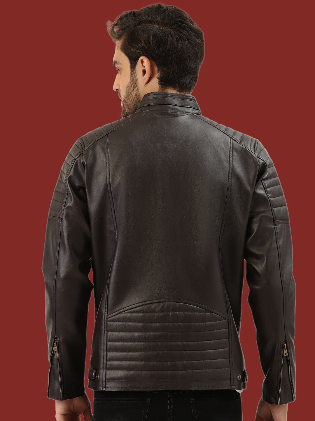 Leather Retail Teakwood Faux Leather Jacket(LRTWCO)