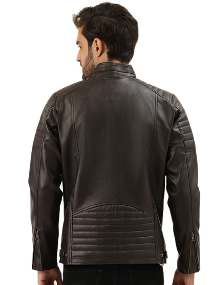 Leather Retail Teakwood Faux Leather Jacket( LRTWCO )