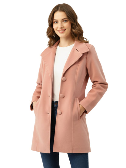 Leather Retail Long Winter Wear Velvet Jacket For Women ( LRAIVEL3BPN )