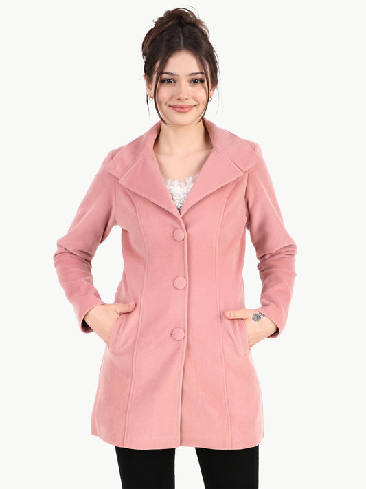 Leather Retail Long Winter Wear Velvet Jacket For Women's