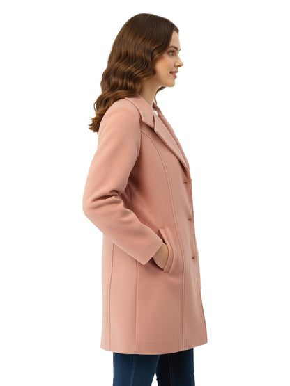 Leather Retail Long Winter Wear Velvet Jacket For Women ( LRAIVEL3BPN )