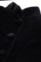 Leather Retail Coat Winter Wear Velvet Jacket For Women's ( LRVEL4BBL )