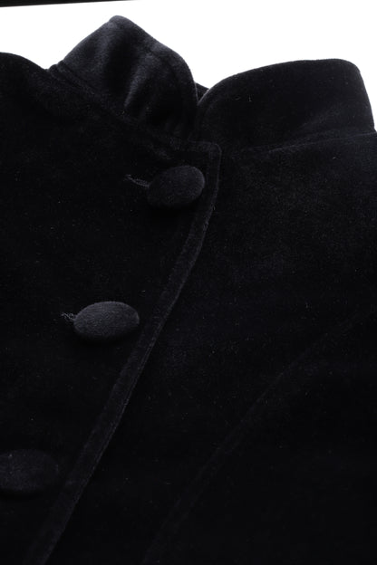 Leather Retail Coat Winter Wear Velvet Jacket For Women's ( LRVEL4BBL )