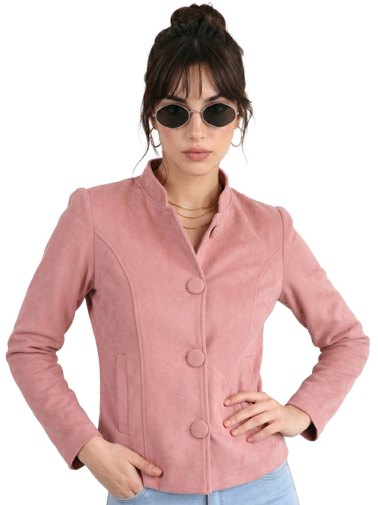 Leather Retail Coat Winter Wear Velvet Jacket For Women's